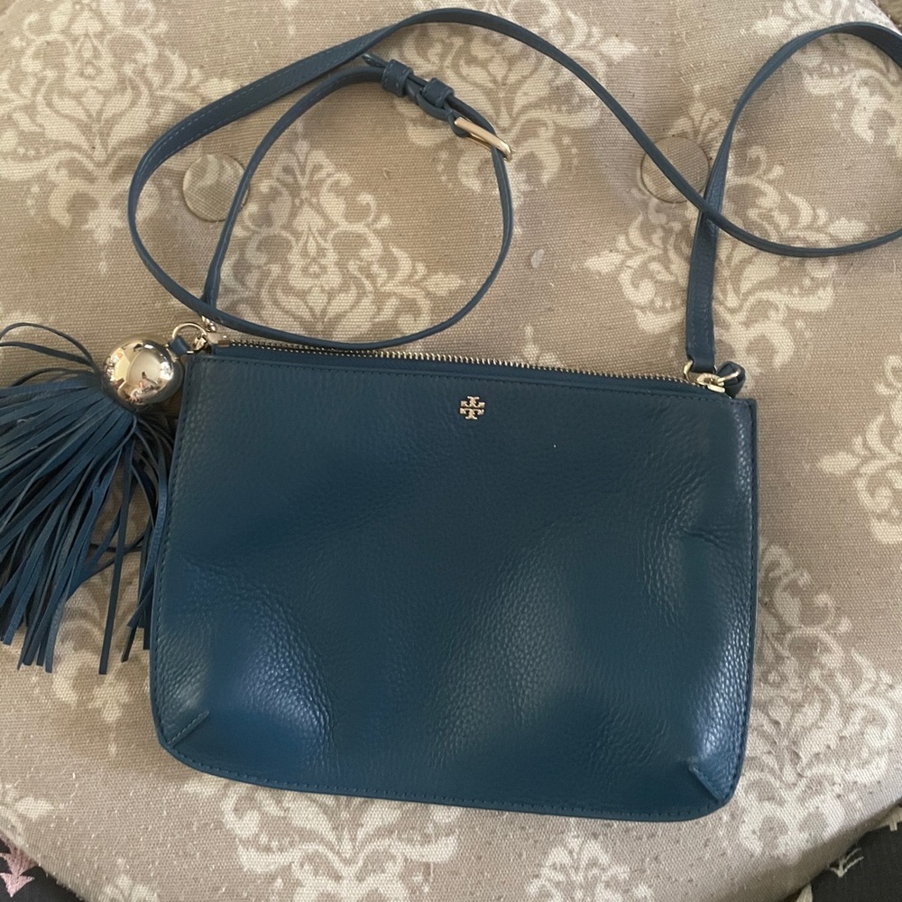 Tory Burch Teal Crossbody